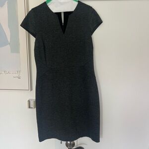 Banana Republic Black V-Neck Sheath Mini Dress
